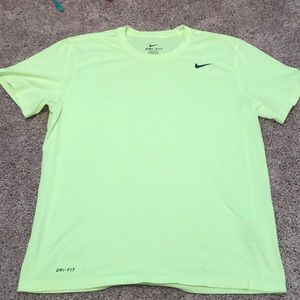 Men’s Yellow Nike Dry Fit Shirt